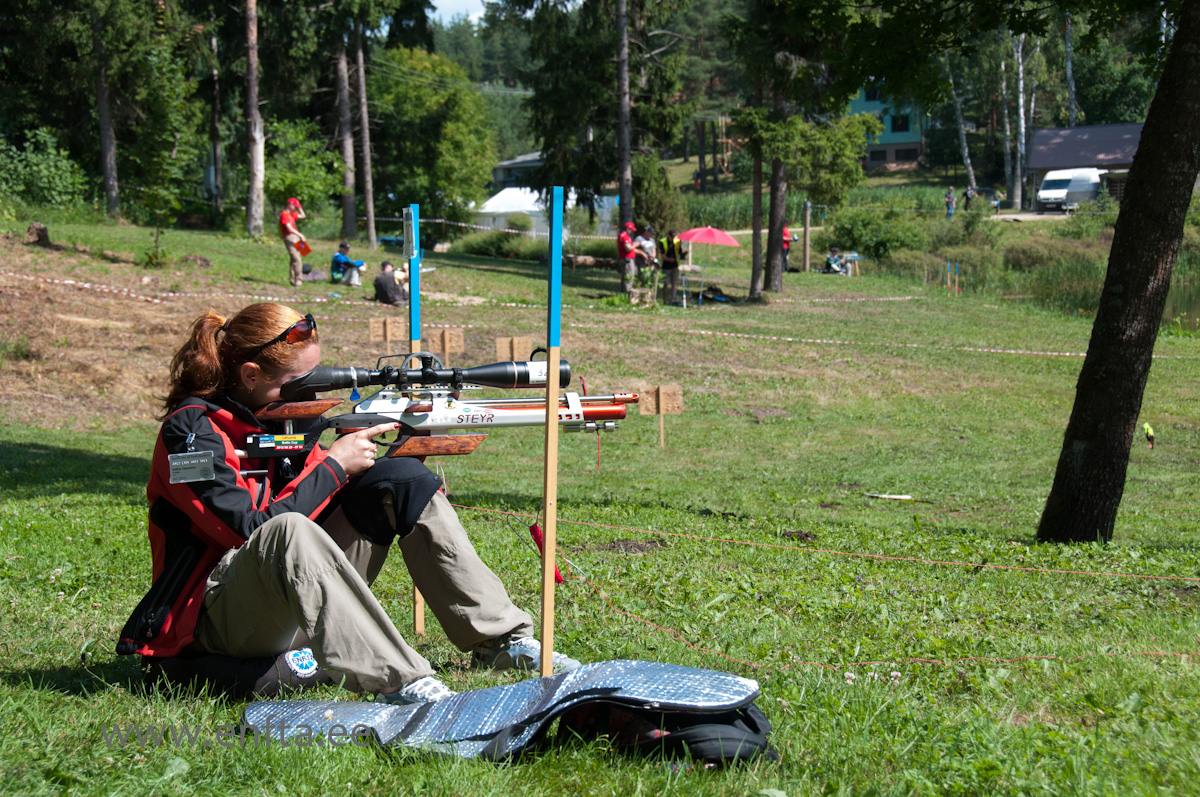 Galina Yakushina RU, Steyr LG 110 Field Target, Leupold PR 20-50x50